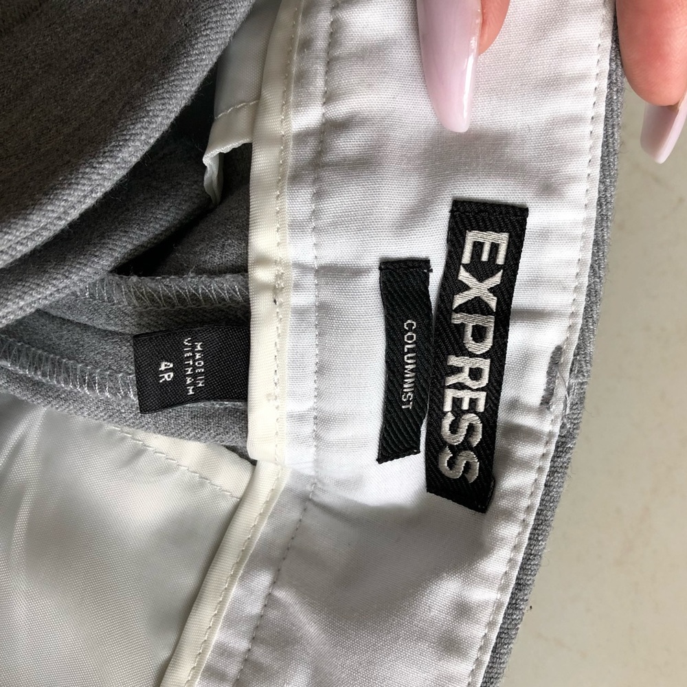 Gray Columnist Slacks - Picture 6 of 7